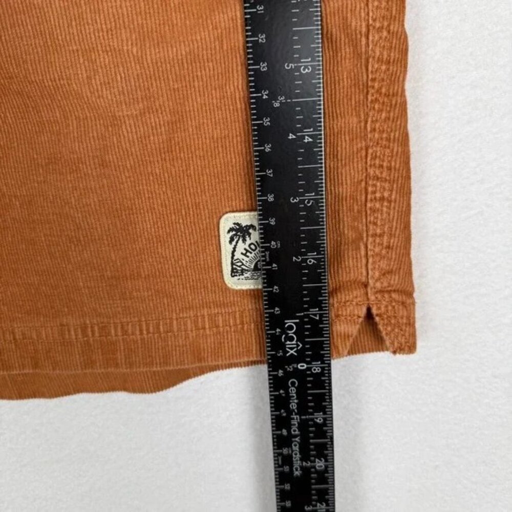 Howler Bros Pressure Drop Cord Shorts Mens 34 Orange Corduroy Stretch Drawstring - Picture 9 of 10